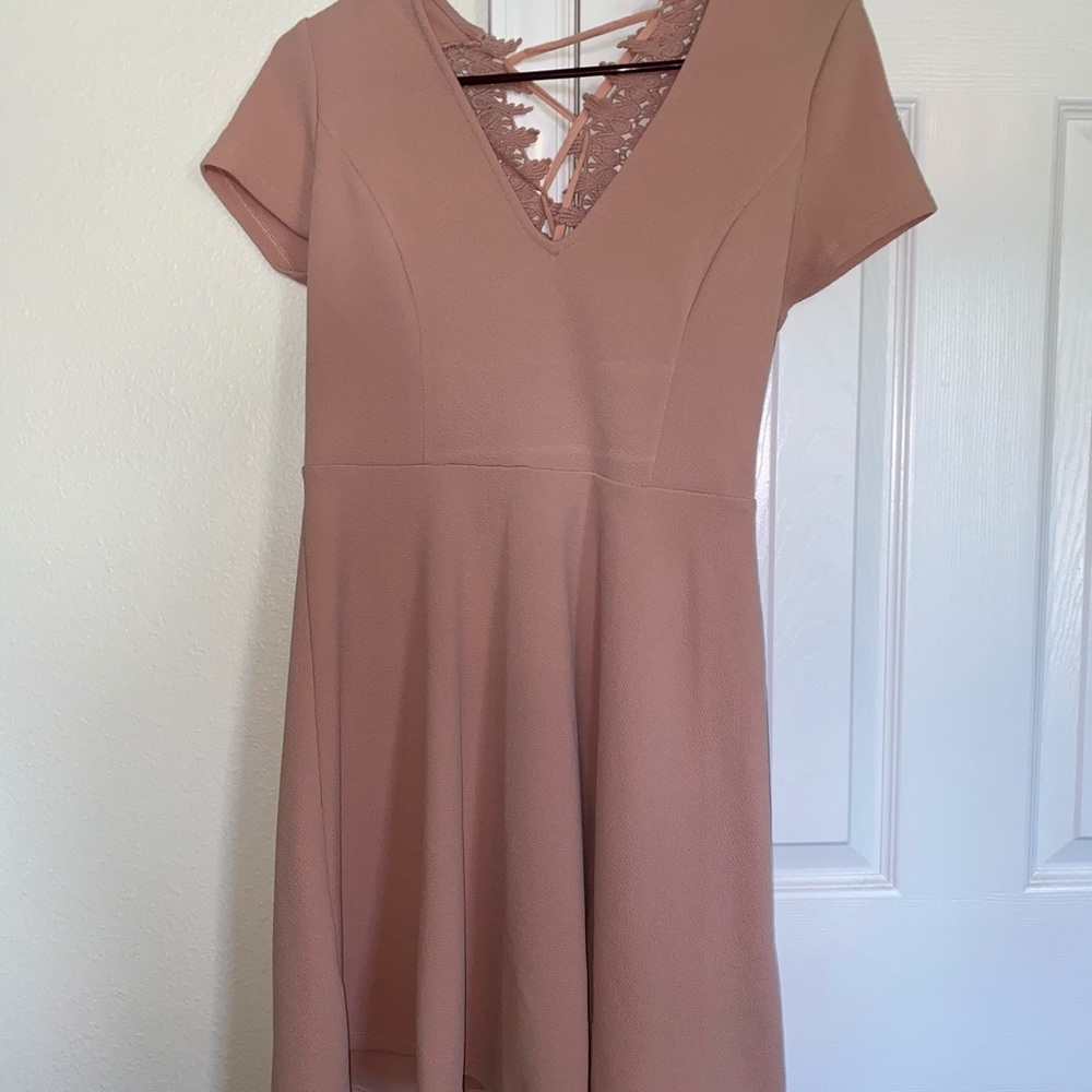 Blush dress